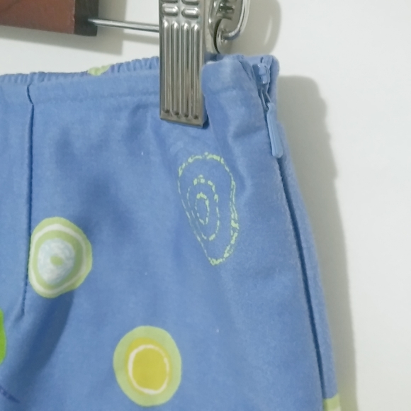 Holly Lane 8 Skort Cotton Tennis Golf Athletic in Blue Lime - Picture 5 of 7